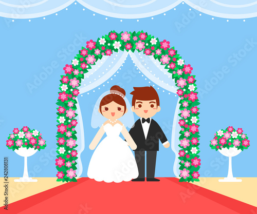 Wedding arc door