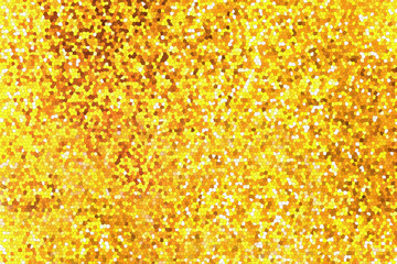 Leinwandbilder Buntglas Goldener Mosaikhintergrund mit Glasmalereieffekt  © Unclesam