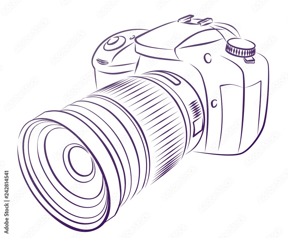 Video Camera Sketch Icon Stock Illustration - Download Image Now - Art,  Arts Culture and Entertainment, Camera - Photographic Equipment - iStock