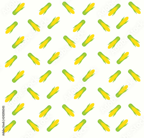 Corn background pattern illustration