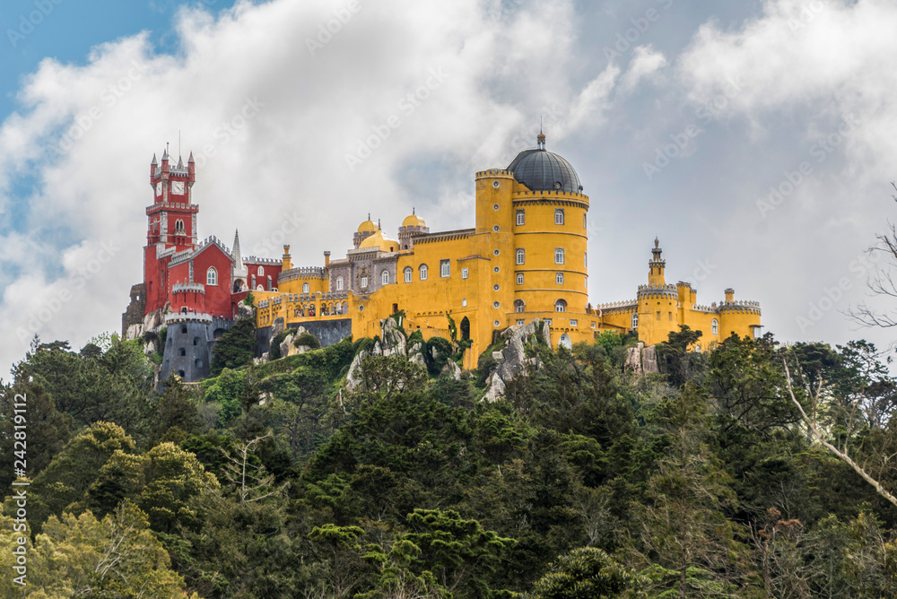 View of the Palácio Nacional da Pena in Sintra