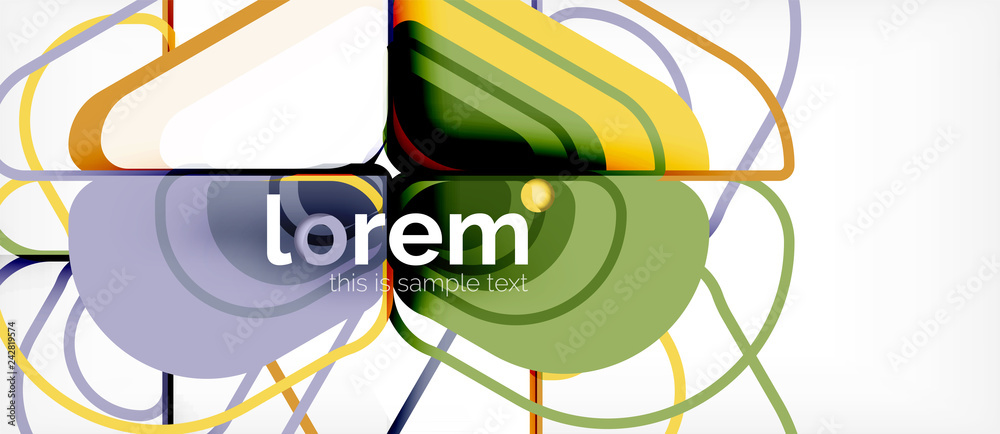 Geometric abstract background Geometric abstract background