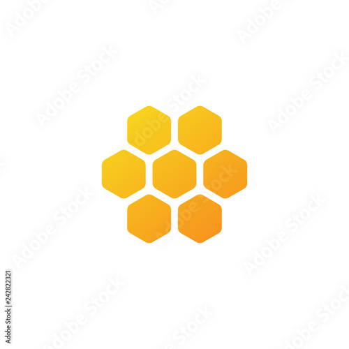 Honeycomb vector icon