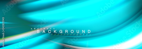 Blurred fluid colors background, abstract waves lines, mixing colours with light effects on light backdrop. Vector artistic illustration for presentation, app wallpaper, banner or posters