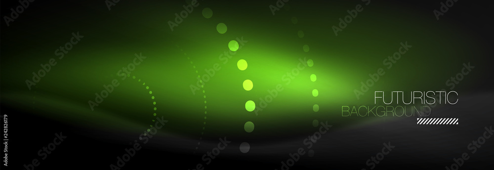 Glowing neon circle line dots, round line design, abstract style on black background. Neon abstract round circles Magic neon lights and glowing dots Glowing neon circle line dots, round line design, abstract style on black background. Neon abstract round circles Magic neon lights and glowing dots