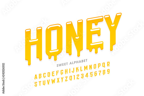 Liquid sweet honey font