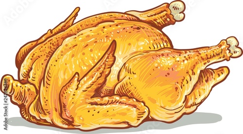 Roast chicken