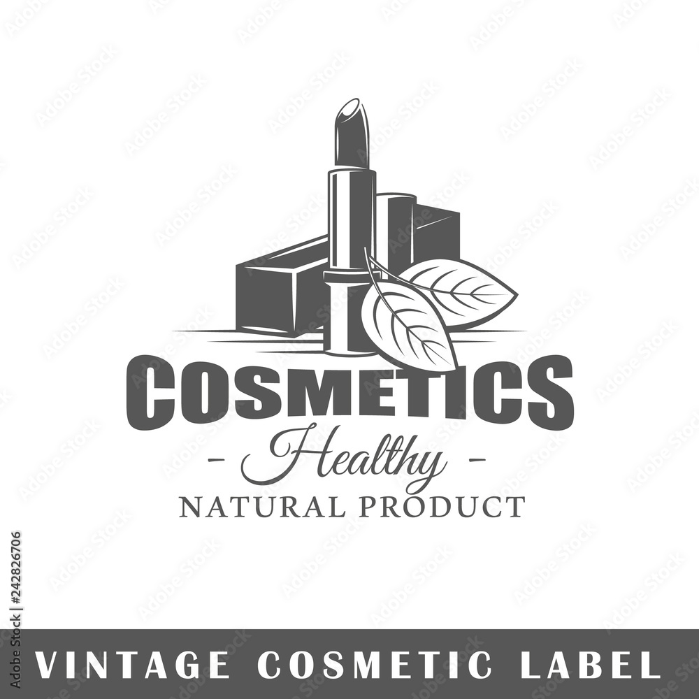 Cosmetic label Cosmetic label