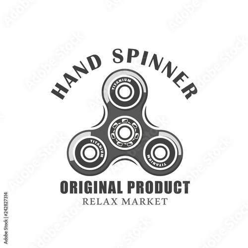 Color spinner label