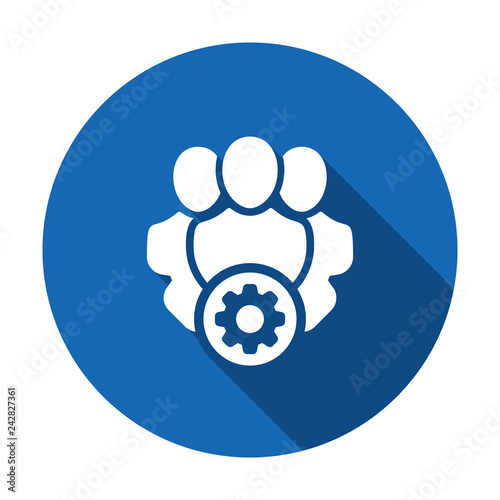 Professional services icon with settings sign. Professional services icon and customize, setup, manage, process symbol. Vector icon