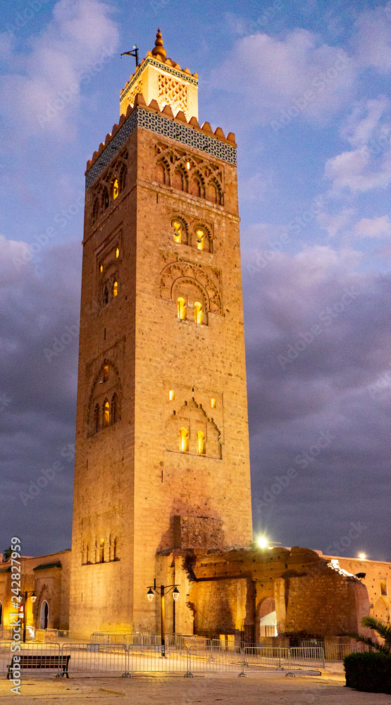 Fototapeta premium Koutoubia Mosque, Marrakesh, Morocco