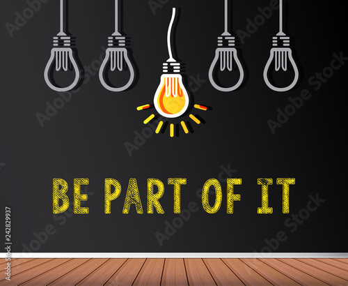 Be Part of It quotation - Be Part of It