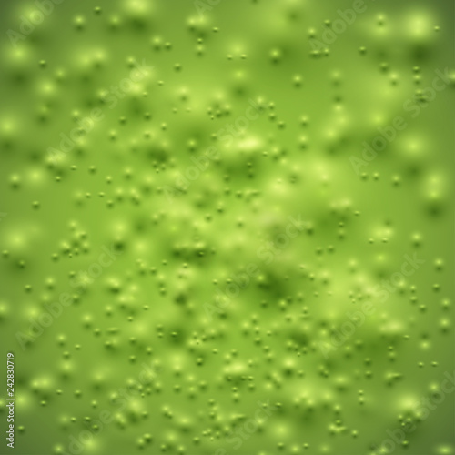 Realistic green slime skin, vector