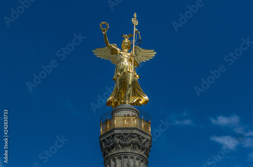 Berlin  Germany - the Tiergarten is probably the most famous park in Berlin  and its Berlin Victory Column made popular by U2 and Wim Wenders