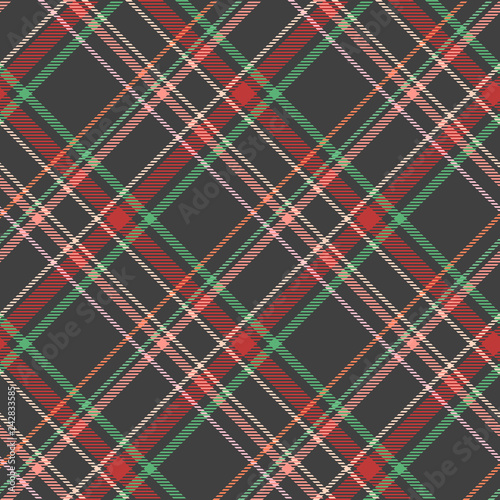 Classic tartan, Merry Christmas seamless patterns.