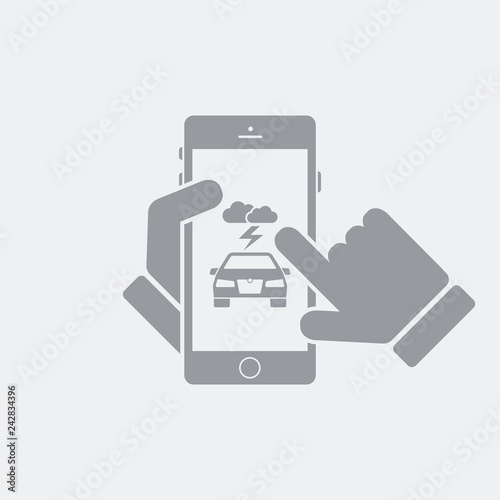 Online insurance for car environmental risks