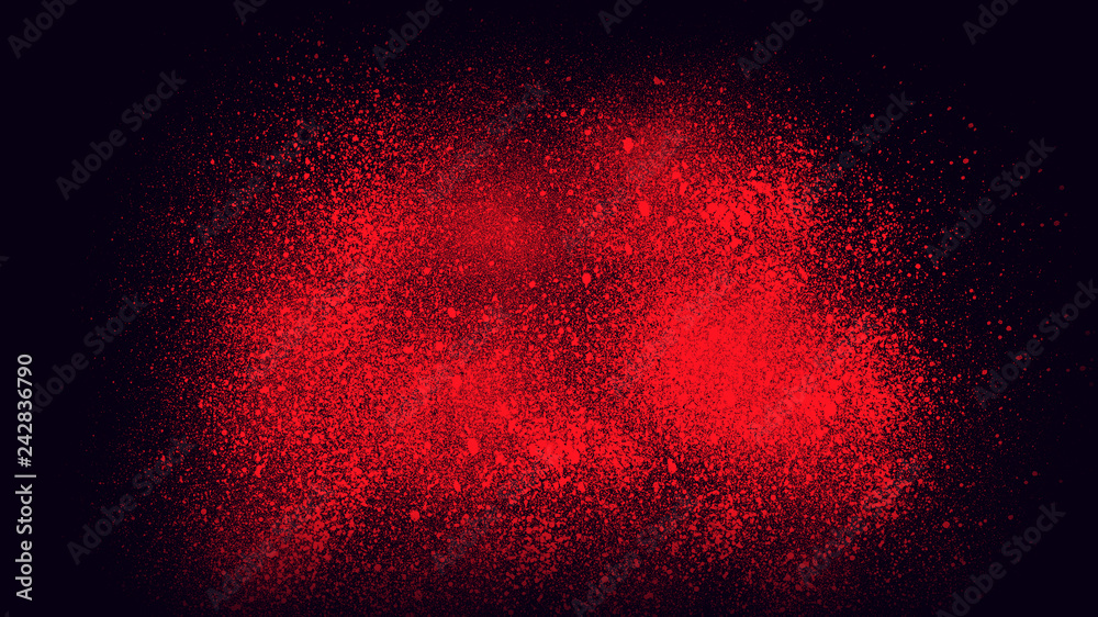 Abstract red watercolor splash on black background. Art paint spray  texture. Watercolor wallpaper Stock Illustration | Adobe Stock