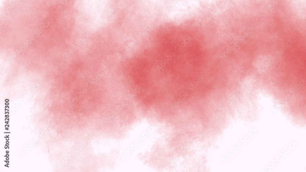 Abstract red smoke on the white background. Red smoke brush