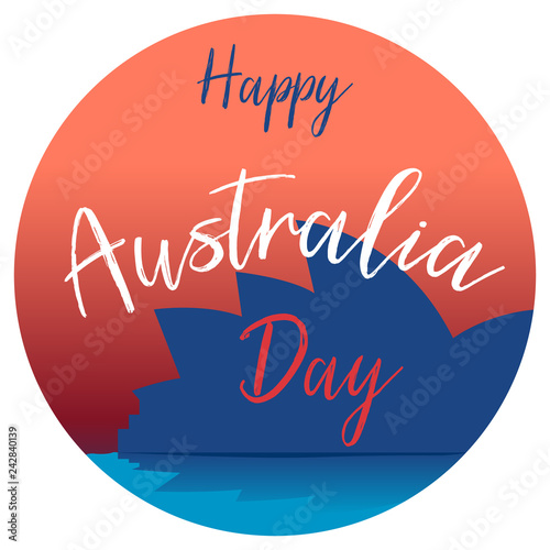  Australia day. 26 january. Vector illustration