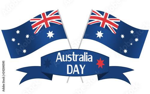  Australia day. 26 january. Vector illustration