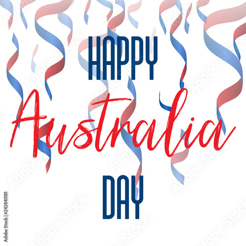  Australia day. 26 january. Vector illustration