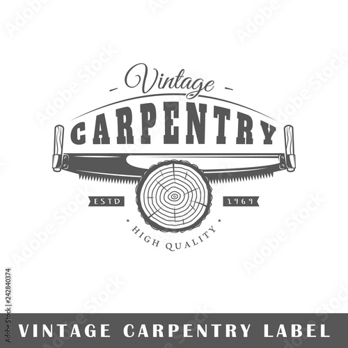 Carpentry label