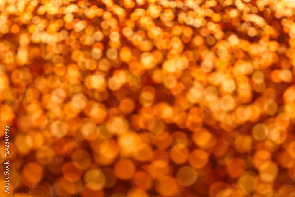 Fototapeta premium Blurred view of color glitters