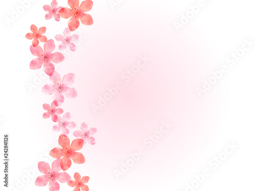 桃の花の背景イラスト Stock Vector Adobe Stock