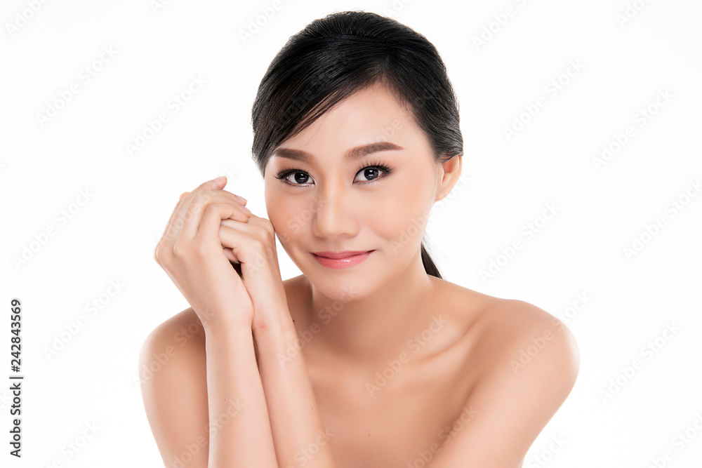 Beautiful Young asian Woman with Clean Fresh Skin Beautiful Young asian Woman with Clean Fresh Skin