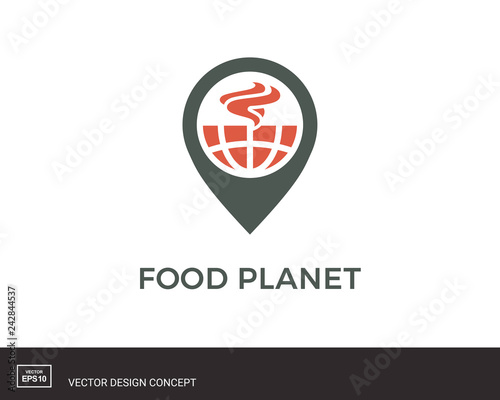 Free Download Food point logo design template. - GFXLoad