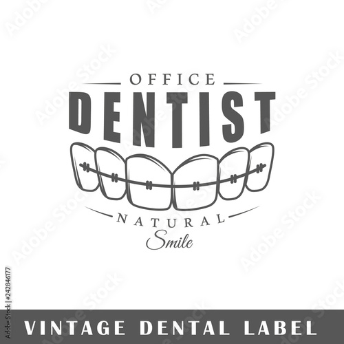 Dental label