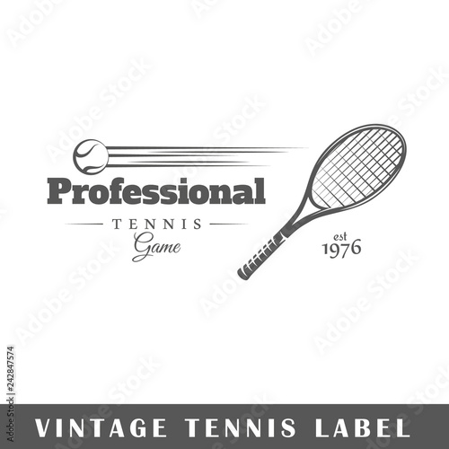 Tennis label