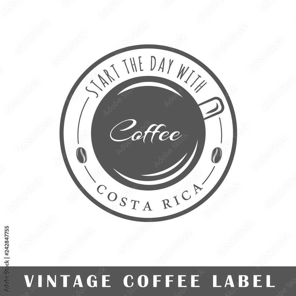 Coffee label