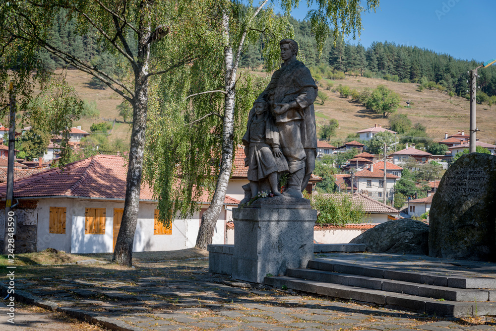 Naklejka premium Koprivshtitsa close-up on the detail, Bulgaria