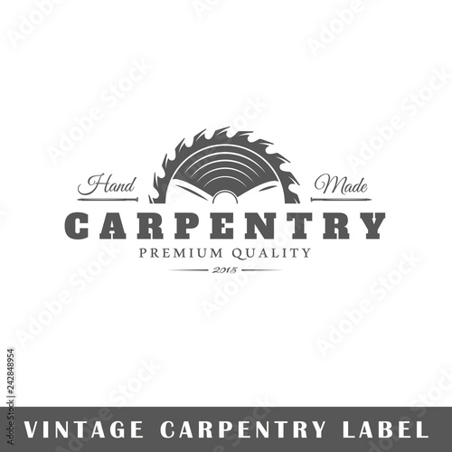 Carpentry label photo