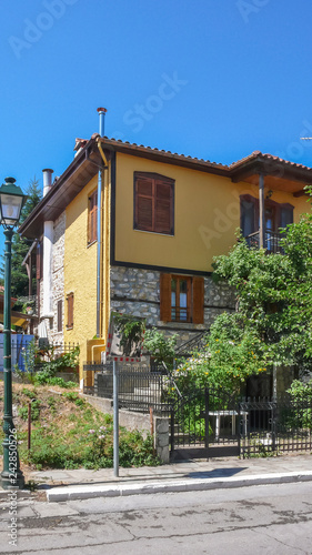 Old Houses in town of Arnea,, Chalkidiki, Central Macedonia, Greece photo