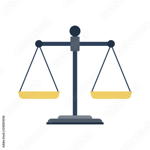 Scales of justice icon.
