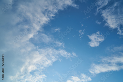 Blue sky and clouds