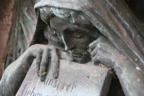 Cemetery statue