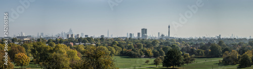 panoramic view of London city