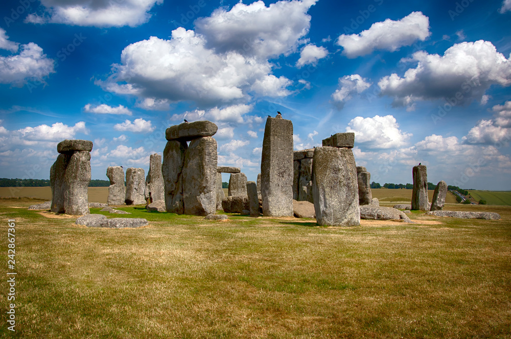 Ancient monument of Stonehenge, England