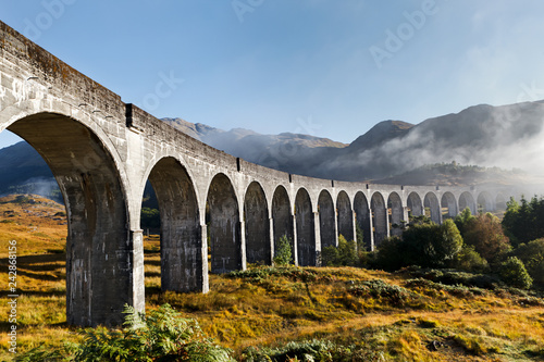 Canvas-taulu Glenfinnan Viaduct in West Scottish Highlands