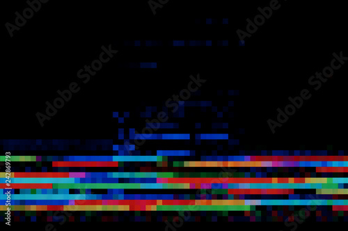 Wallpaper Mural Pixel pattern of a digital glitch / Abstract background, pattern of a digital glitch. Torontodigital.ca