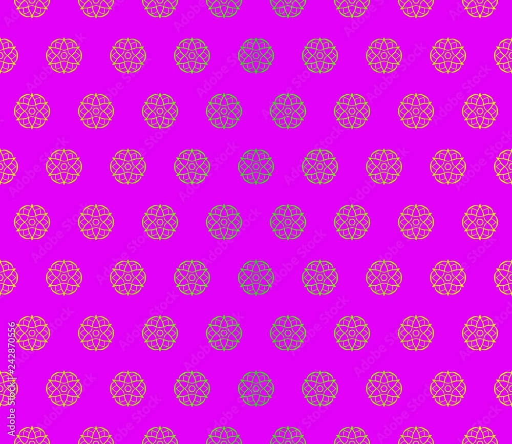 Abstract Repeat Backdrop With Lace Floral Ornament. Seamless Design For Prints, Textile, Decor, Fabric. Vector illustration