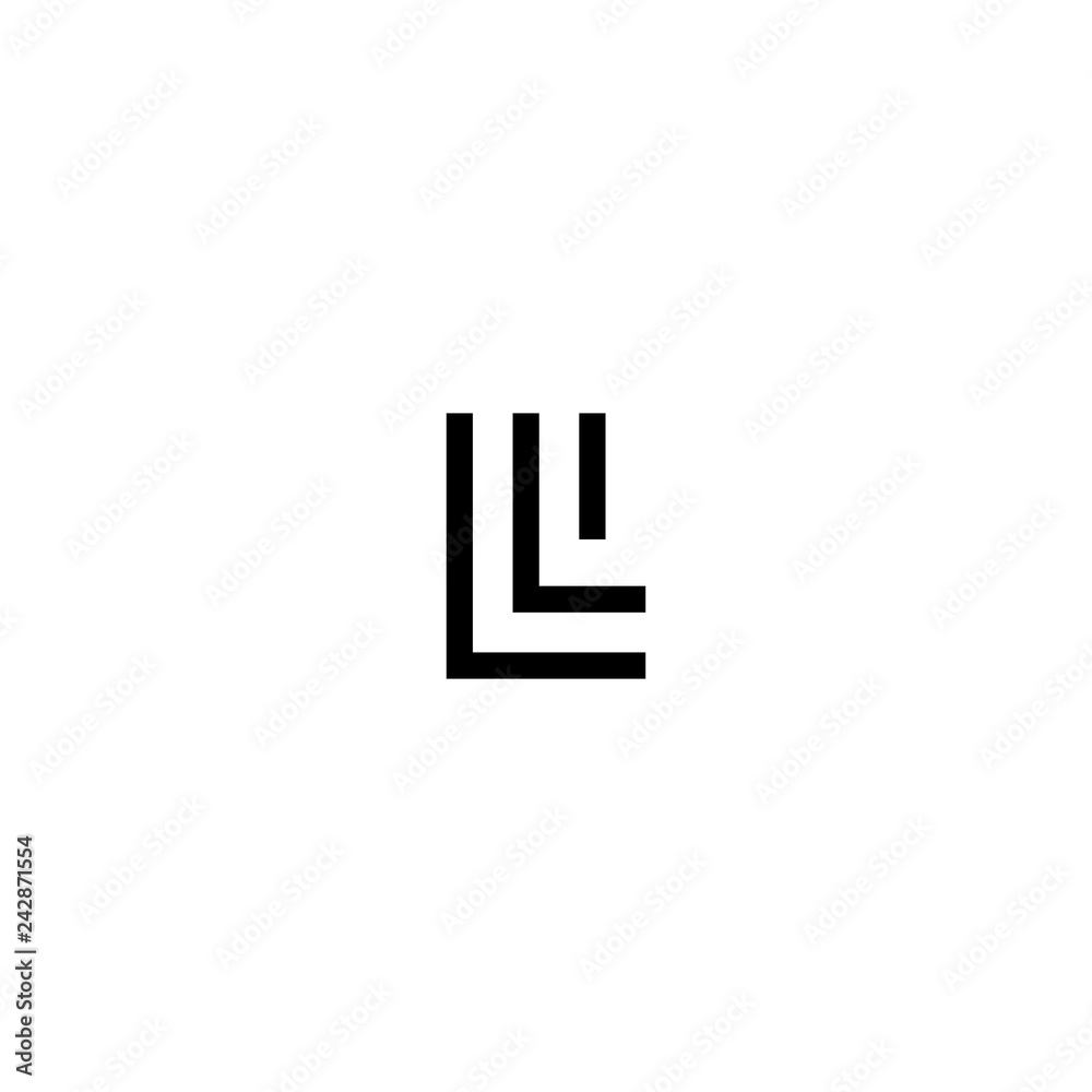 Fototapeta premium l building logo