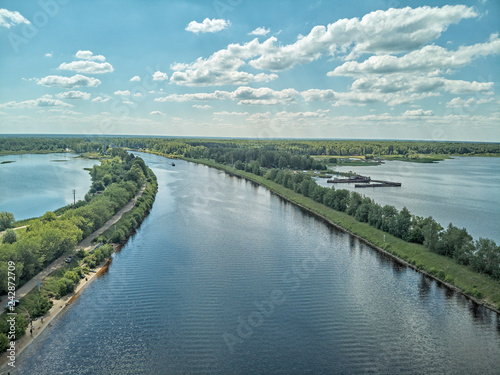 Wallpaper Mural View on the valley of Volga river from the hill Torontodigital.ca