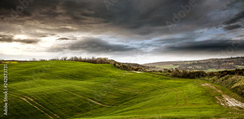 Tuscany landscape and spring time 