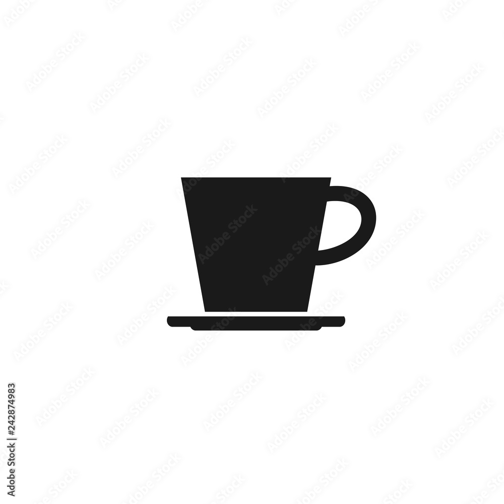 Cup of coffee. Coffee cup icon. Coffee icon isolated on white background Cup of coffee. Coffee cup icon. Coffee icon isolated on white background