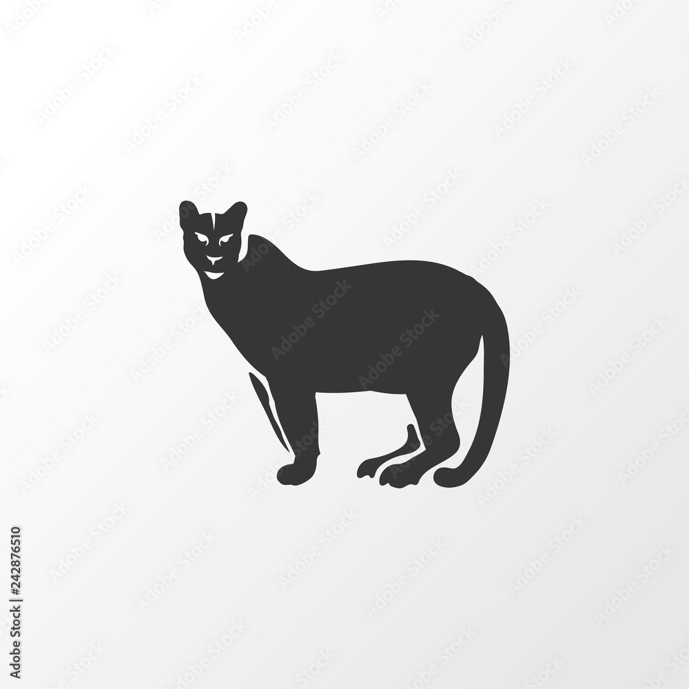 Puma icon symbol. Premium quality isolated cheetah element in trendy style.  Stock Vector | Adobe Stock