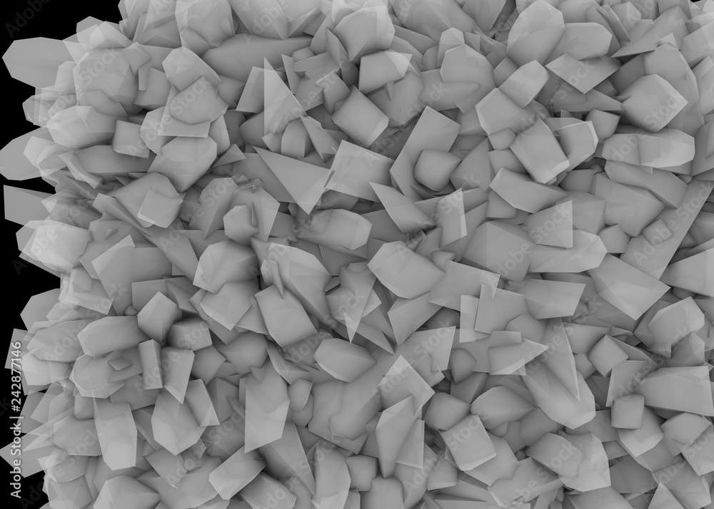 High Res 3D Abstract Rendered Wall Background High Res 3D Abstract Rendered Wall Background